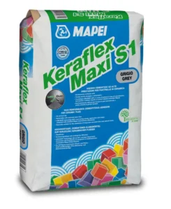 adeziv flexibil gresie si faianta mapei keraflex maxi s1 gri-25kg