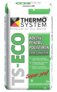 Adeziv polistiren Ts Eco Plus 25kg pentru lipire si spacluire fatade